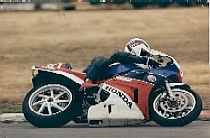 Me racing at Ruapuna in Christchurch, still stock